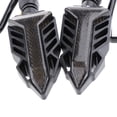 thumbnail image 3 of Luces intermitentes delanteras y traseras universales de 12 LED para motocicleta Negro + rojo, 3 of 9