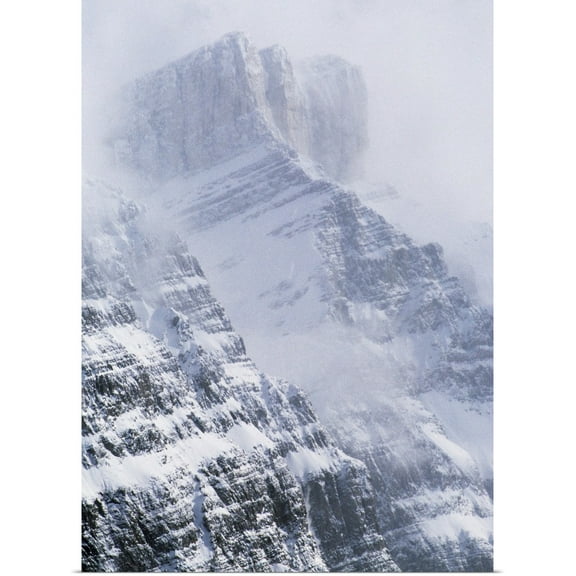 Great BIG Canvas | Rolled Darwin Wiggett Poster Print entitled Mt. Chephren, Banff National Park, Alberta, Canada