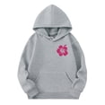 thumbnail image 4 of SXcggal Girl's Hoodie Long Sleeve Soft Sweatshirt Graphic Hoody Kids Cute Pullovers Top Clothes For Teens Stylish Cute Casual Girls Pullover, 4 of 8