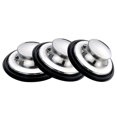 thumbnail image 1 of Kitchen Sink Plug Stopper, Stainless Steel Sink Stopper Plug, 3 Pcs Kitchen Plug For Sink, Large Wide Rim 3.46" Diameter, 1 of 5