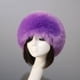 thumbnail image 1 of Gorro grueso de piel sintética para otoño e invierno, gorro vacío, gorro cálido, anillo, accesorios para la cabeza, gorro de felpa de zorro de moda para mujer, 1 of 5
