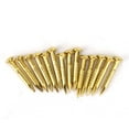 thumbnail image 2 of Round Head Brass Nails, 100 Pieces Vintage Furniture Tacks, Strong Fastening Function and Easy Installation, Made of  Brass for Durability, With 22mm Length Thicker,, 2 of 7