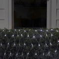 thumbnail image 3 of Northlight LED Net Style Column Wrap Christmas Lights - 2' x 8' - Pure White - White Wire, 3 of 5