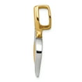thumbnail image 2 of 14k Two-Tone Slide Fits up to 6mm Regular/Fancy/Reversible Omega SL303, 2 of 3