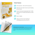 thumbnail image 5 of AWD Manuka Honey Gauze Dressing - 100% Impregnated Medical Grade Honey Patches for Faster Wound Care, Box of 10, Moist Wound Environment conducive to Healing for Burns, cuts, lacerations, (2"x2"), 5 of 6