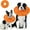 Orange, variant on Dog Recovery Collar,Dog Soft Cone Collar Alternative After Surgery,Adjustable,Breathable E Collar for Large/Medium/Small Dogs Cats