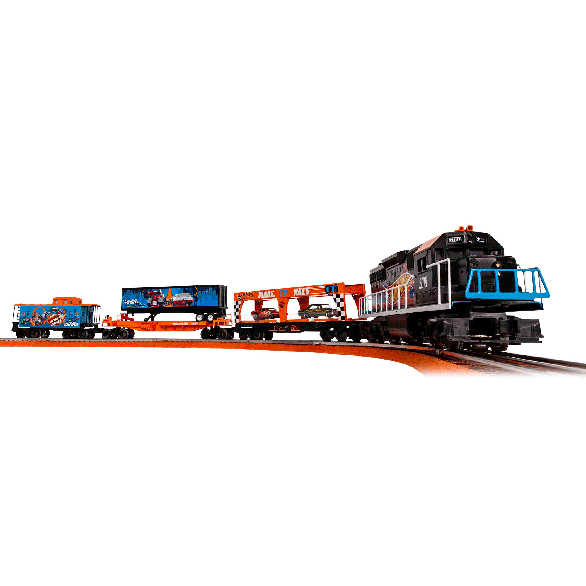 Lionel Hot Wheels Electric O Gauge Model Train Set with Remote and  Bluetooth Capability