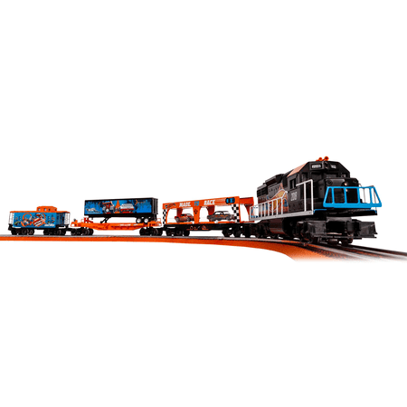 Lionel Hot Wheels Electric O Gauge Model Train Set with Remote and Bluetooth
