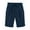 Navy, variant on Aofany Women's Shorts Summer Elastic Waist Drawstring Pocket Shorts Solid Casual Comfy Cotton Shorts Clearance