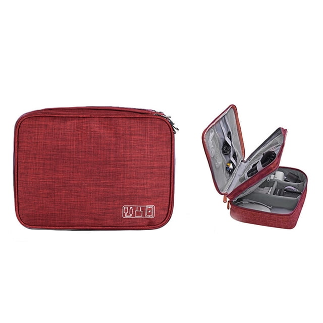 Clearance!Ymkly Home Decor,Electronic Organizer Cable Organizer Compact Travel Organizer Bag Electronics Accessories Cases Storage Bag For Cable USB SD Card Power Bank Earphone,Storage