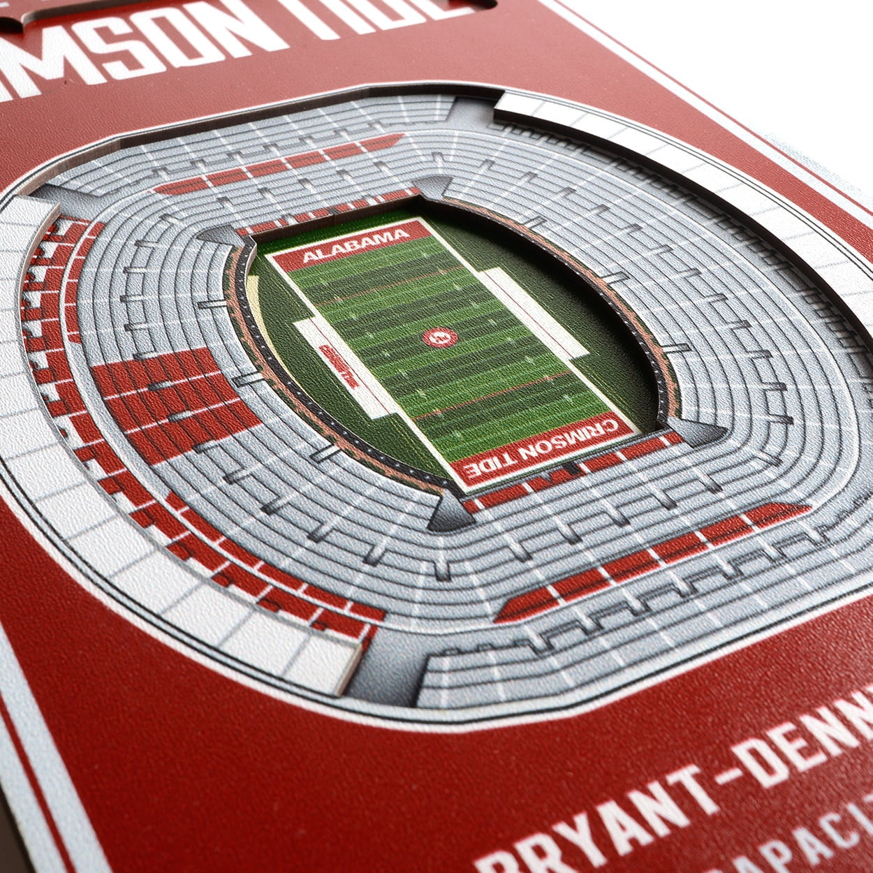 Alabama Crimson Tide 8'' x 32'' 3D StadiumView Banner