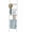 White, variant on Blanket Ladder, 5-Tier Towel Holder with 4 Removable Hooks, Farmhouse Wall Leaning Decorative Rack Shelf, Wooden Towel Display Rack, Quilt Ladder for Living Room, Bedroom, White