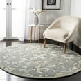 thumbnail image 2 of SAFAVIEH Jardin Tiphanie Floral Wool Area Rug, Grey/Multi, 8' x 8' Round, 2 of 8