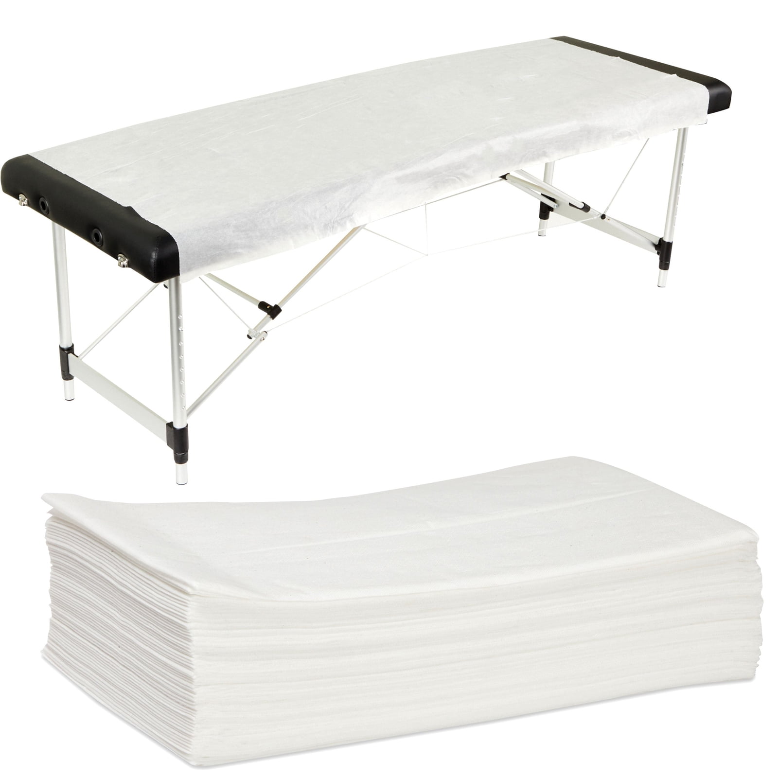 SIZE SELECT Spa Massage Table Cover Hospital Beauty Bed Sheet White 