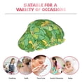 thumbnail image 6 of KLL Cartoon Frog And Lotus Leaf Pattern Shower Cap & Bath Cap for Women,Reversible Oversized Waterproof Shower Caps for all Hair Lengths,Elastic Reusable Bathing Hair Cap, 6 of 6