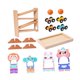 thumbnail image 5 of Juguetes de rampa de madera para autos, juguetes educativos de pista de carreras de madera, juguetes de caída de bolas de pista Montessori para niños, 5 of 9