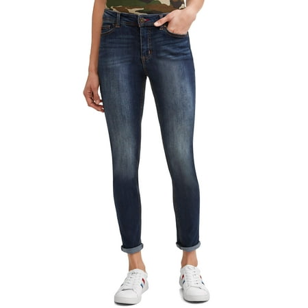 EV1 from Ellen DeGeneres preston high rise skinny ankle jean women's (medium wash)