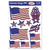 Patriotic Clings (stars & stripes designs) Party Accessory (1 count) (11/Sh)