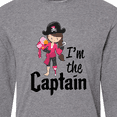 thumbnail image 4 of Inktastic I'm the Captain- pirate girl Long Sleeve T-Shirt, 4 of 5