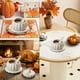 thumbnail image 1 of Taza de Cerámica Blanca Impermeable con Forma de Calabaza para Estofado | Tazón para Postres | Tazón para Huevos Al Vapor | 12 X 8,7 Cm | Regalo Ideal para La Cocina, 1 of 6