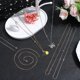 thumbnail image 4 of Cadena de acero inoxidable de 2 mm y 20 pulgadas (0,5 m), color dorado y plateado, con cierre de mosquetón, paquete de 20, 4 of 9