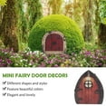 thumbnail image 6 of PULLIMORE 6-Piece Mini Fairy Door Set - Colorful Wooden Decorative Doors for Garden & Home (Type C), 6 of 9