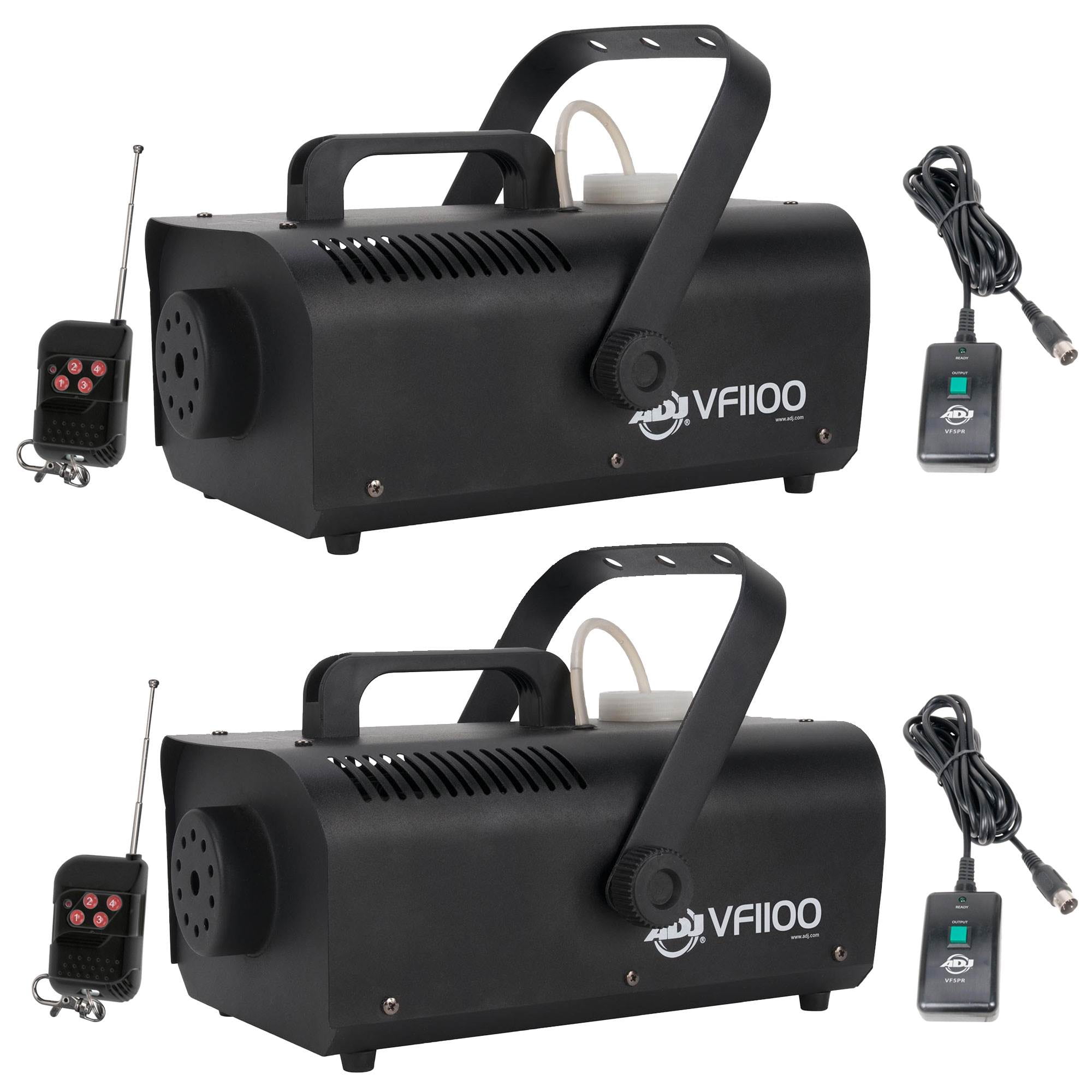 American DJ 1000W 1 Liter Medium Mobile Smoke Fog Machine w/ Remotes (2
