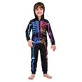 thumbnail image 2 of Bullpiano Matching Family Pajamas Sets Holiday Halloween Hooded One-Piece PJS Family Skeleton Jumpsuit, 2 of 9