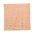 thumbnail image 2 of Material de aprendizaje Montessori, tablero de rastreo de Braille Número 123 juguete de reconocimiento para CUTICAT Tableros de rastreo Montessori, 2 of 8