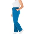 thumbnail image 4 of Woman Within Women's  Plus Size Petite Sport Knit Straight Leg Pant  - 1X, Emerald Green, 4 of 5