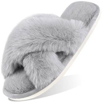 Gray Wolf Slippers - Large - Walmart.com display picture 3