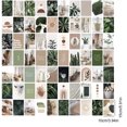 thumbnail image 1 of Imágenes Estéticas Kit de collage de pared Imágenes estéticas-Kit de collage de fotos de color verde cálido para dormitorio Sywqhk Libre de BPA, 1 of 9
