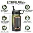 thumbnail image 2 of 14oz (Fluid Ounces) Wide Mouth Hydro Cell Stainless Steel Water Bottle Army/Black, 2 of 2