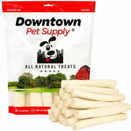UPC: 0840042305349 | Downtown Pet Supply Rawide Rolls  Thick Cut Beef Rawide Chews 9-10   30 Pk