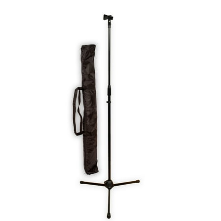 Microphone Stand Clip Podium Pro MS2 Adjustable Steel Microphone Stand with Stand Bag and Clamp Mic Clip MS2SET7 ()