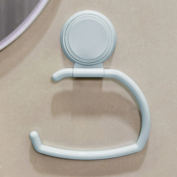 kchsji Suction Cup Towel Rack, Strong Suction Cup Towel Rack - Multifunctional 18cm Holder for Kitchen/Bathroom, No Drill Adhesive Design