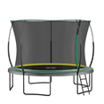 thumbnail image 6 of Trampoline For Kids, YC 14FT Springfree no Gap Trampoline- Green, Dark Green Outdoor Trampoline,Steel Mini Trampoline, Fitness & Sports Fitness Trampolines YC 14FT Springfree no Gap Trampoline- Green, 6 of 9