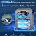 thumbnail image 2 of Regadera Portatil Recargable, [8000mAh], IPX8 Impermeable, 5 Velocidades Ajustables Ducha Portatil, 4 Modos de Pulverización, Pantalla LED, Regadera Camping para Viajes, Mascotas, 2 of 8