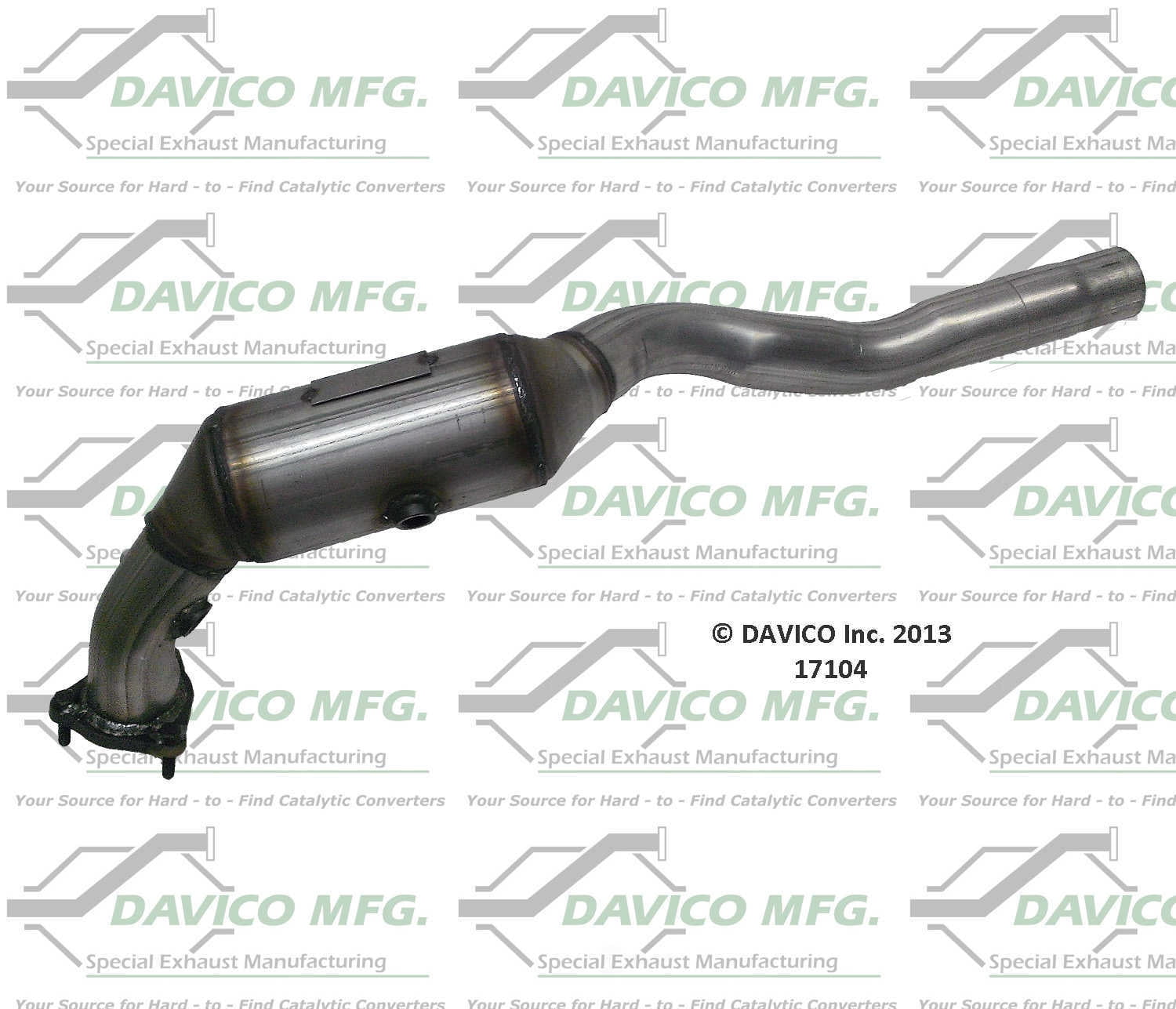 Davico Mfg 17104 Direct-Fit Catalytic Converter