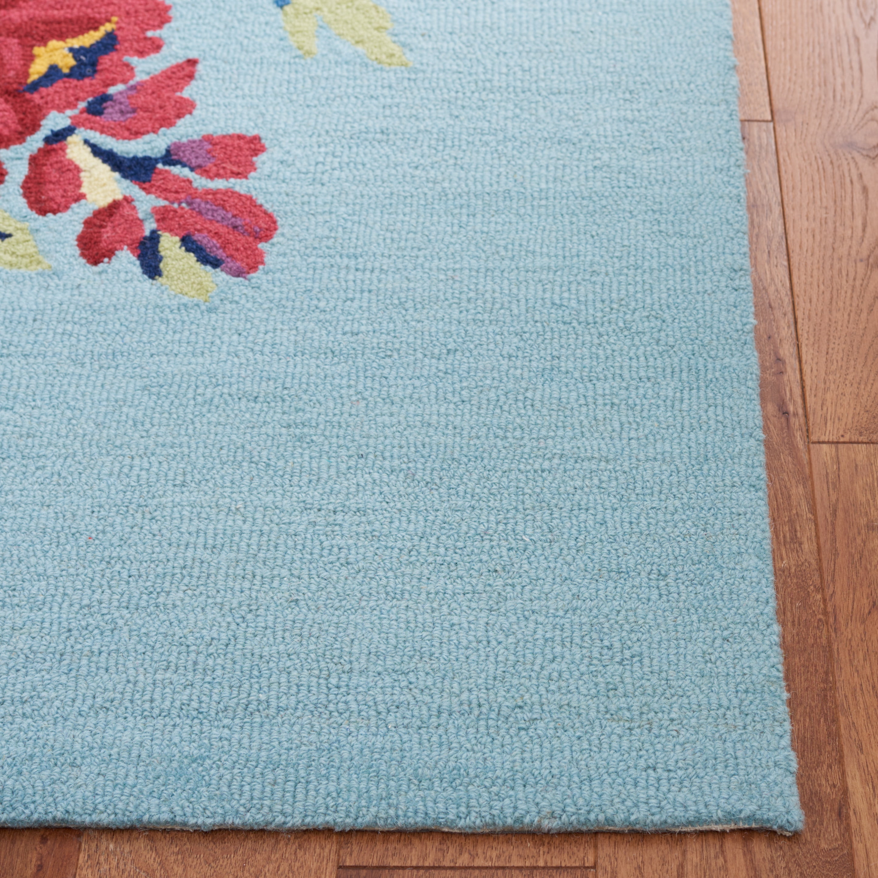 Safavieh Chelsea Ainsley Floral Area Rug, Blue/Rose, 8' x 10'