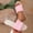 Pink, variant on KIJBLAE Women's Color Block Flat Slide Sandals, Open Toe Non Slip Casual Slippers Summer Beach Vacation Outdoor Daily Wear Beige 37