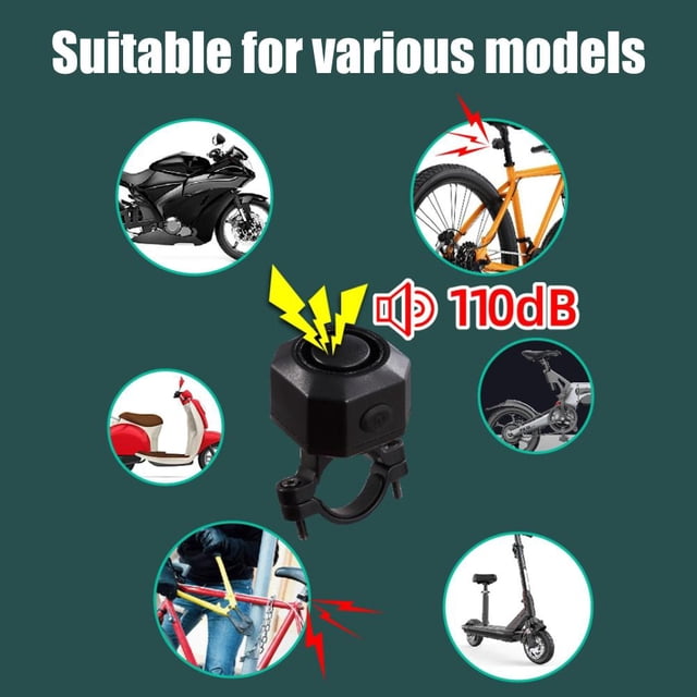 Sistema de Alarma para bicicletas NikouMX Alarma para motocicletas y bicicletas Diseño a prueba de futuro
