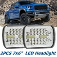 thumbnail image 2 of 2x 7x6" 5X7" INCH LED Headlight High or Low Beam Light DRL For 86-95 Jeep Wrangler YJ, 2 of 16