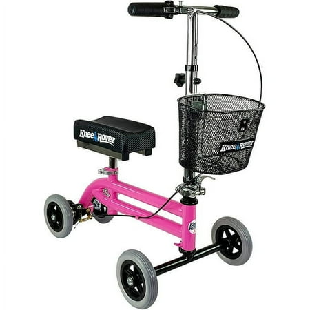 KneeRover Kids Knee Walker Child Knee Scooter Pediatric Crutch Alternative in Pink