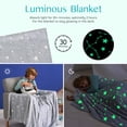 thumbnail image 3 of Manta Joiedomi Glow in Dark Star, 127 x 152 cm, franela suave, 3 of 7