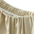 thumbnail image 6 of USSUMA Women'S Skirts Midi Skirt Solid Color High Waist Slim High-Elastic Mid-Calf Skirt Vintage Dresses Comfortable Skirt Party Festive Fashion Gold Skirt for Women Free Size, 6 of 6