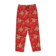 thumbnail image 4 of Daiia Christmas With Cute Deer Women's Sleep Pant with Pockets and Drawstring,Pajama Pants-Small, 4 of 9