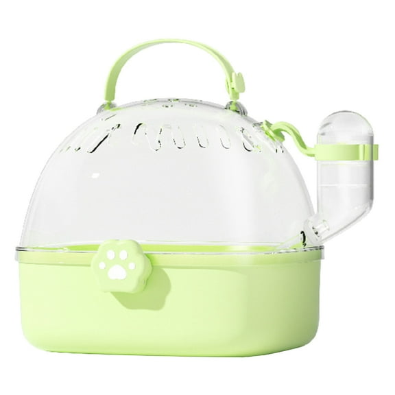 Clear Designed Pet Carrier Cage with Water Bottle& Large Cover Small Pet Travel Camping Cage Package Cage