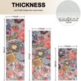 thumbnail image 4 of Pioneer Flower Floral Print Pattern Kitchen Rugs Sets Of 3,Kitchen Runner Rugs Non Skid Washable,Decorative Kitchen Floor Mats for Kitchen,Sink,Laundry,17"x30"+ 17"x47" + 17"x59", 4 of 6