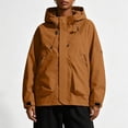 thumbnail image 6 of Thousandth Women's Outdoor Hooded Tech Jacket Casual Long Sleeve Windproof Waterproof Coat Multi Pocket Adjustable Drawstring Coat for Hiking Trekking Outdoor, 6 of 7
